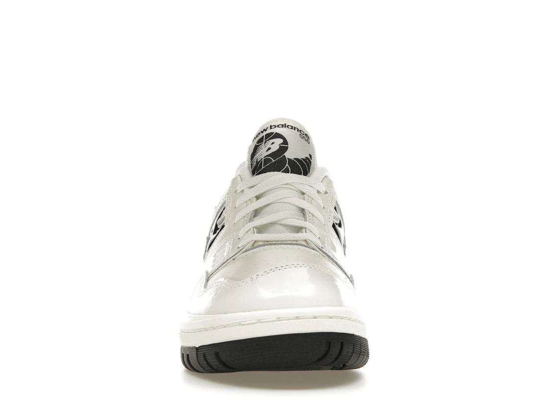 New Balance 550 Sea Salt Black Patent