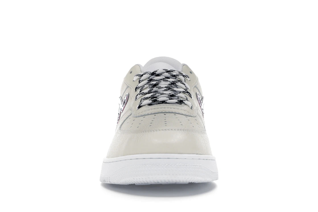 John Geiger GF-01 Off-White genarbtes Leder