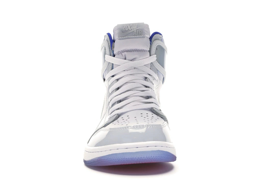 Jordan 1 Retro High Zoom Weiß Racer Blau
