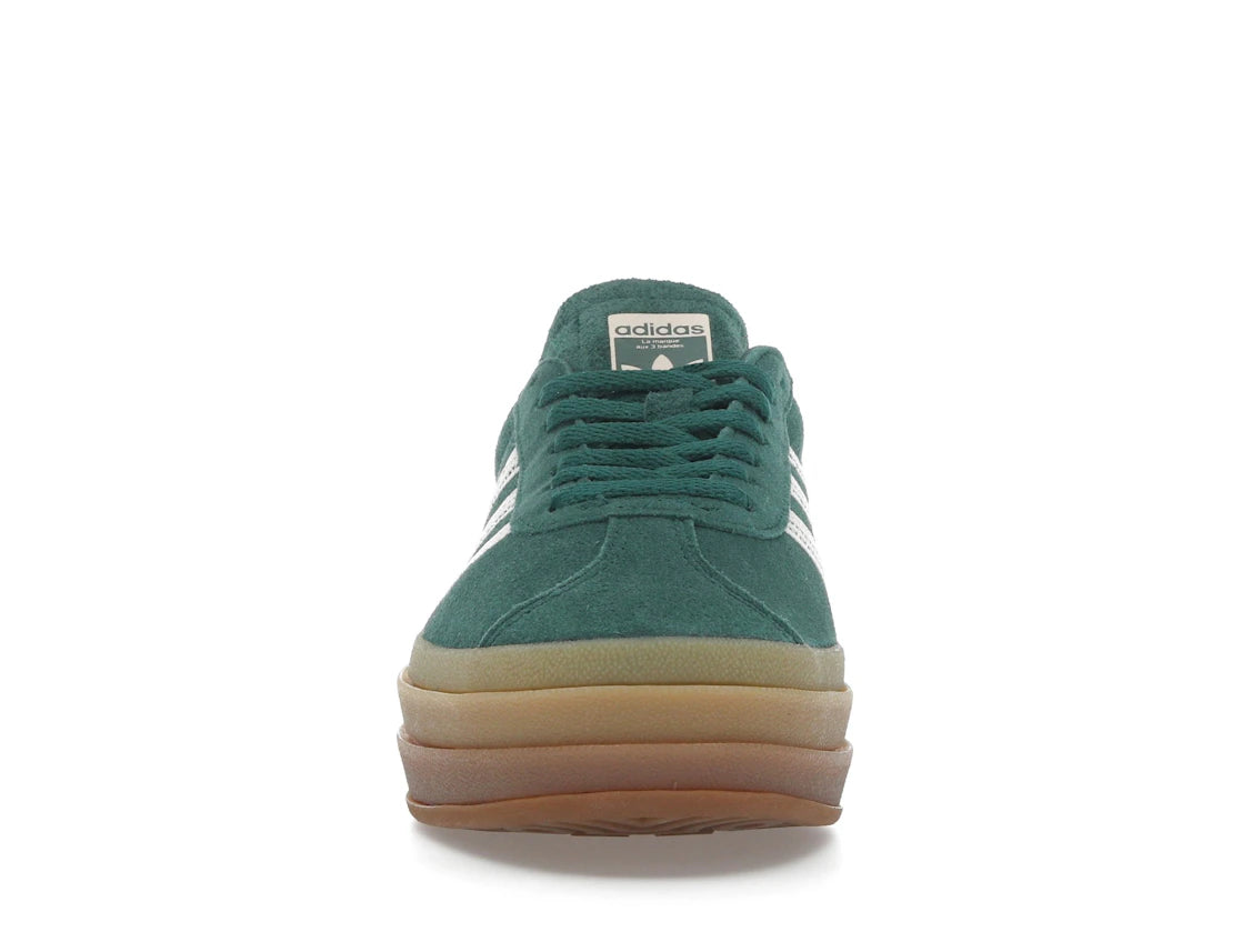 adidas Gazelle Bold Collegiate Grün Weiß Gold (Damen)