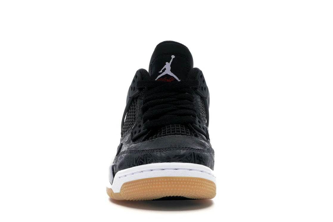 Jordan 4 Retro Laser Black Gum (GS)