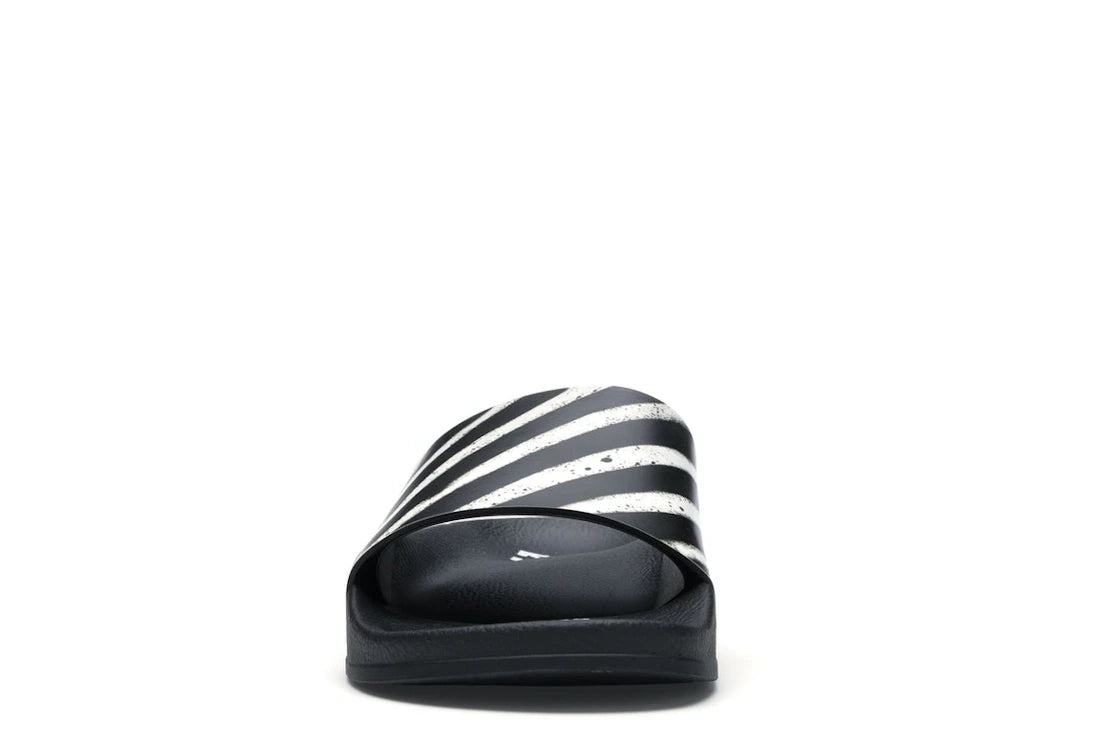 OFF-WHITE Spray Stripes Slider Schwarz Weiß FW19
