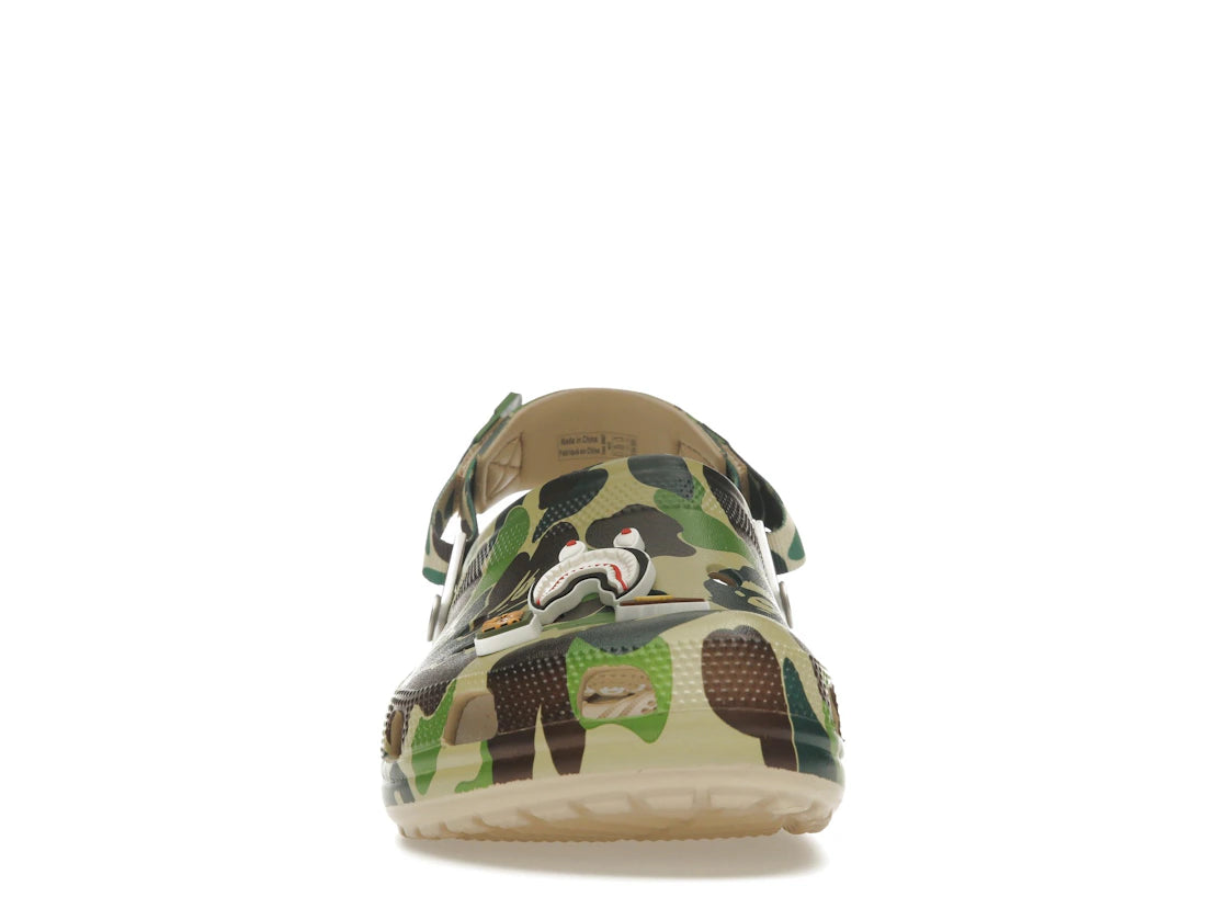 Crocs Classic Clog A Bathing Ape ABC Camo Grün