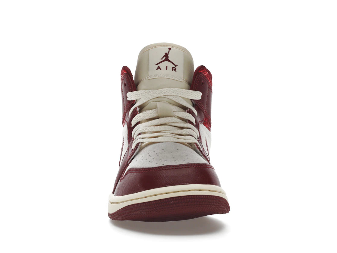 Jordan 1 Mid SE Tiki Leaf Team Red (Women's)