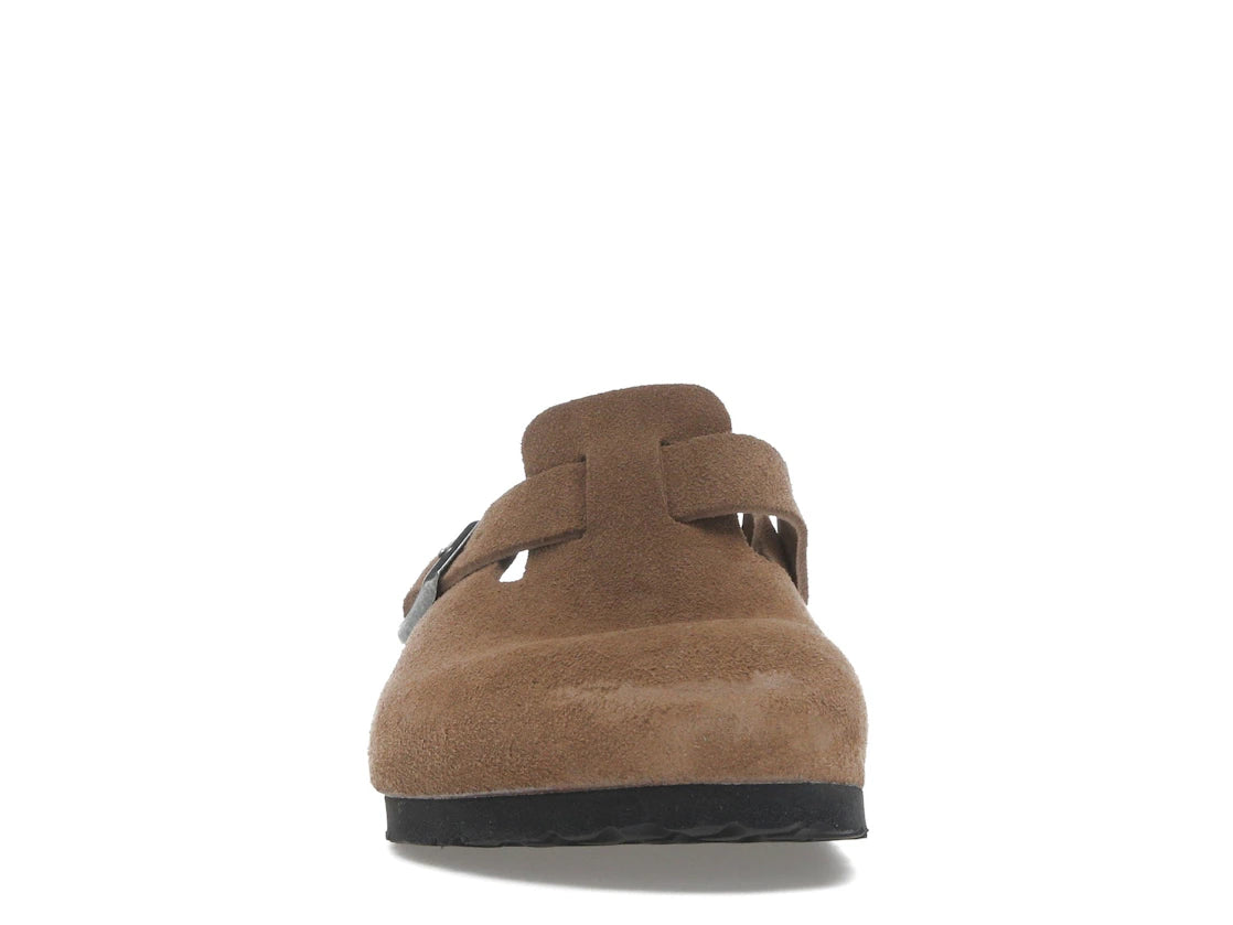 Birkenstock Boston Soft Footbed Wildleder Dunkelbraun Tonal