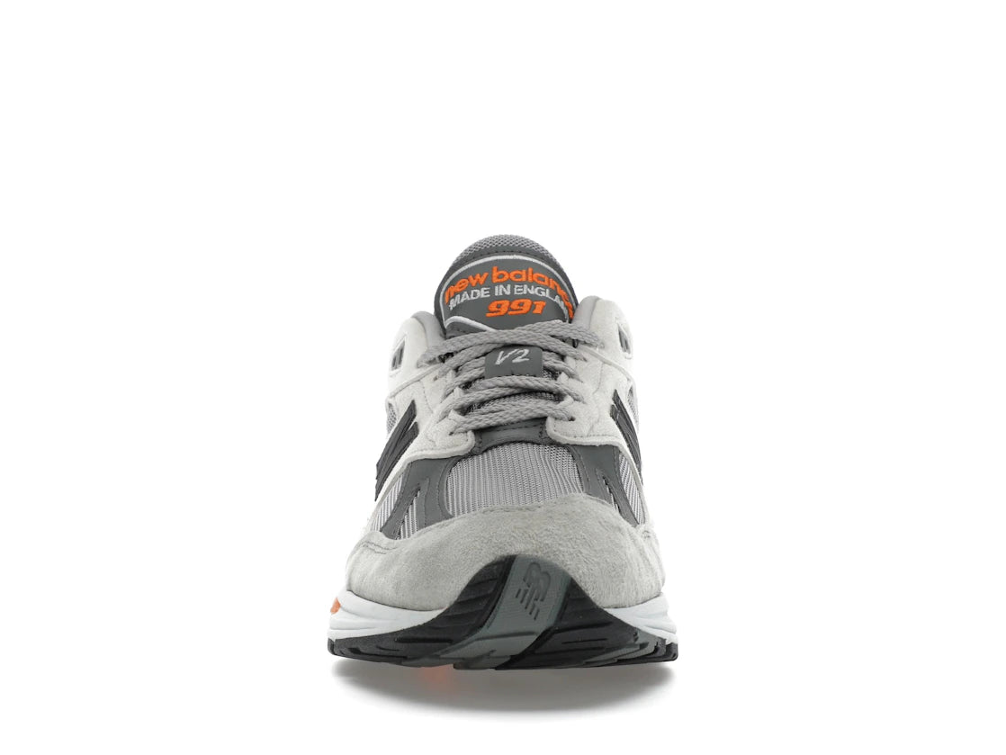 New Balance 991v2 MiUK Pelican Grey Orange