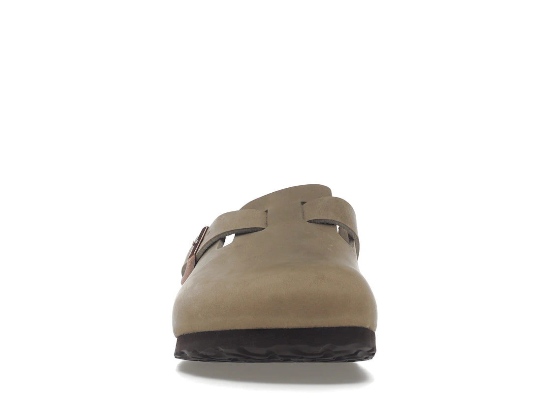 Birkenstock Boston Soft Footbed Oiled Leather Tobacco Brown