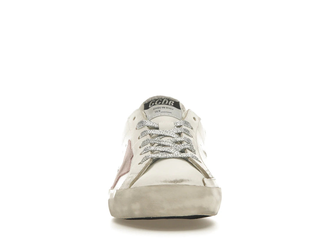 Golden Goose Super-Star Weiß Antikrosa (Damen)