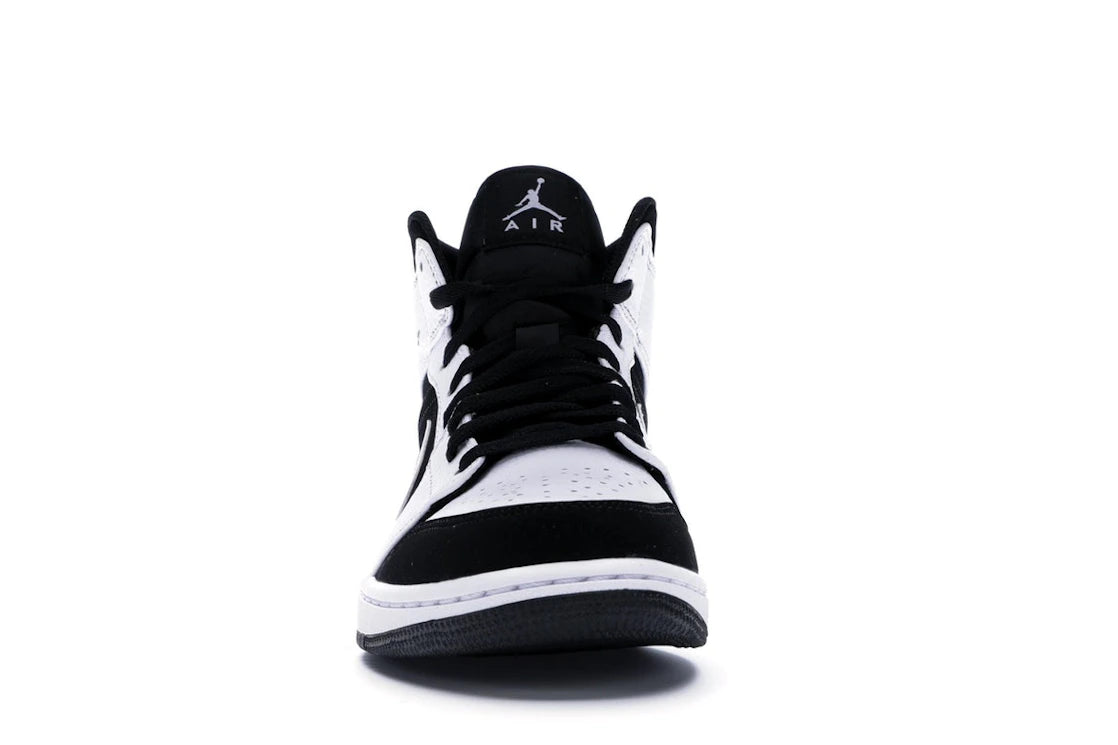 Jordan 1 Mid White Black