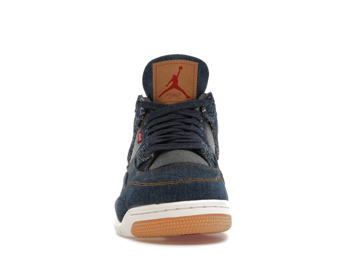 Jordan 4 Retro Levi's Denim (Etikett mit Levi's-Logo)