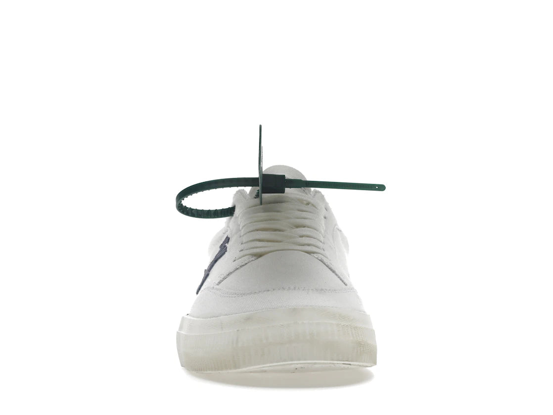 OFF-WHITE Vulc Low Cotton Weiß Weiß Blau Grau