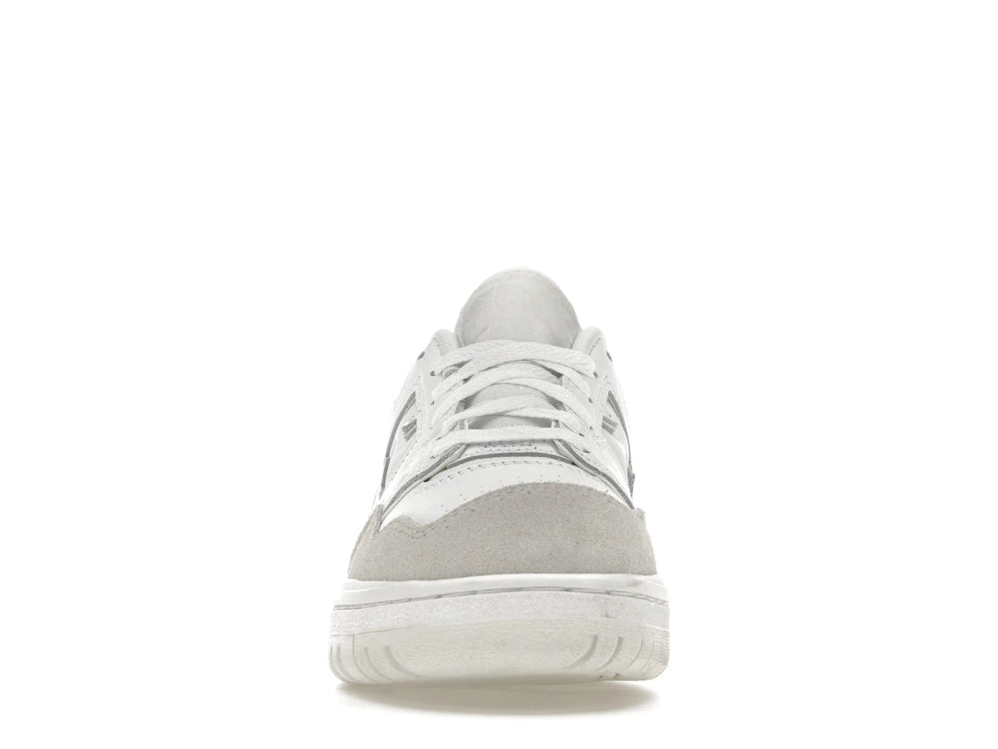 New Balance 550 Weiß Grau Zehenkappe