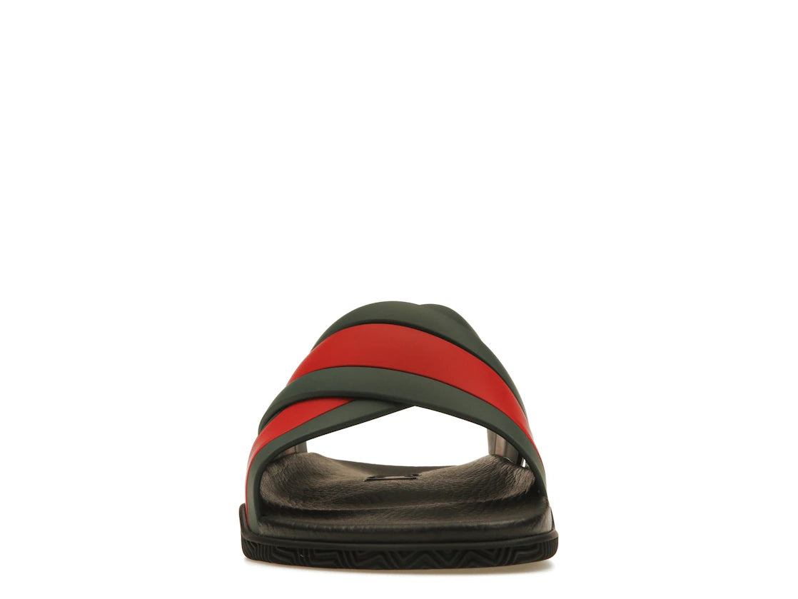 Gucci Web Slide Black Rubber (Women's)