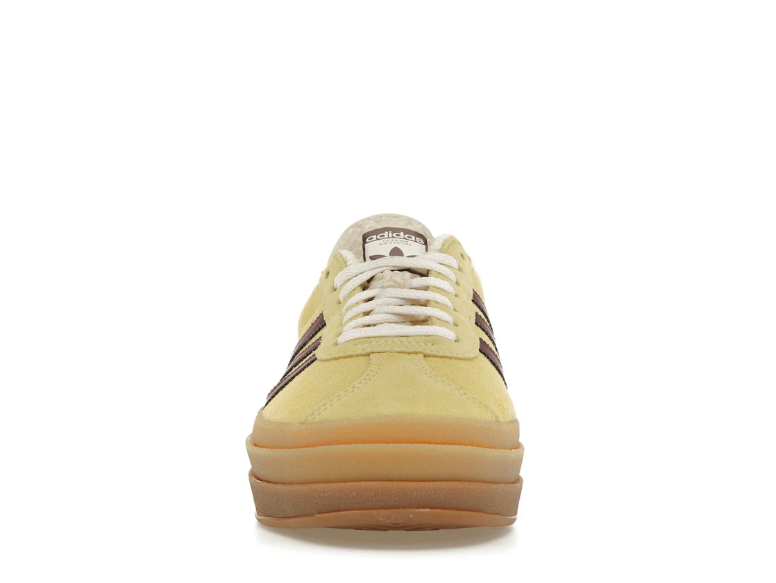 adidas Gazelle Bold Almost Yellow Maroon (Women's)