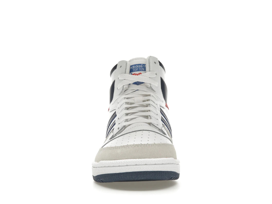 adidas Top Ten Hi White Navy Red