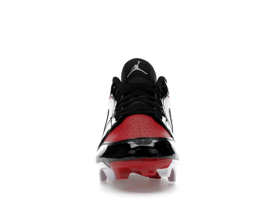 Jordan 1 Low TD Cleat Patent Bred Toe