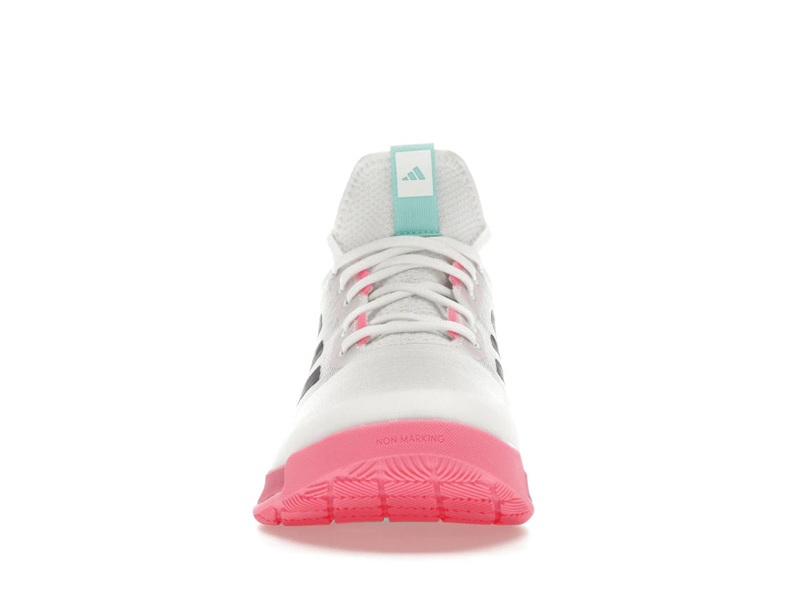 adidas Crazyflight Mid Weiß Lila Türkis (Damen)