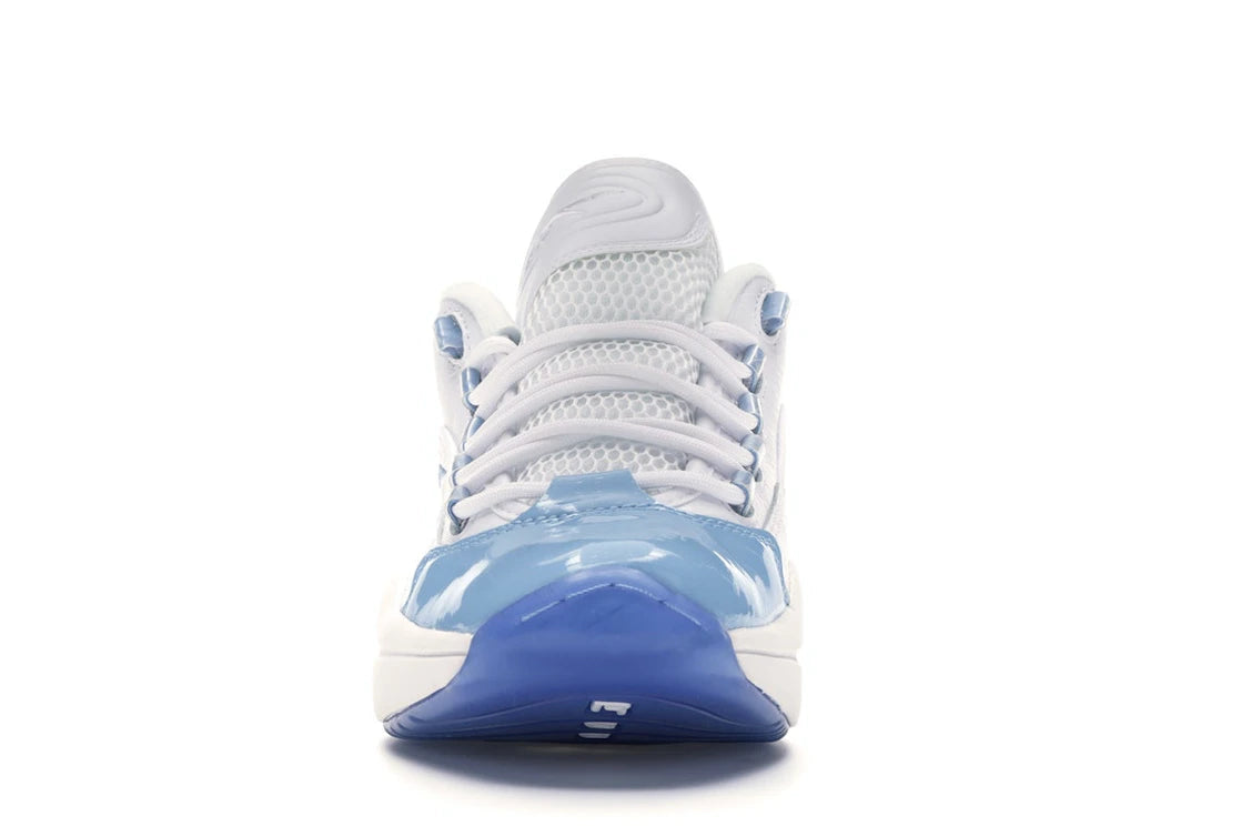 Reebok Question Low Patent Toe Carolina Blue