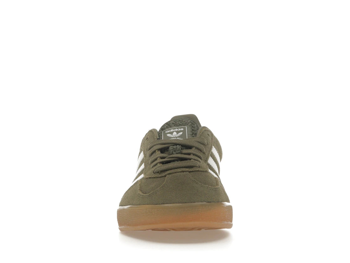 adidas Gazelle Indoor Olive Strata Cloud White Gum