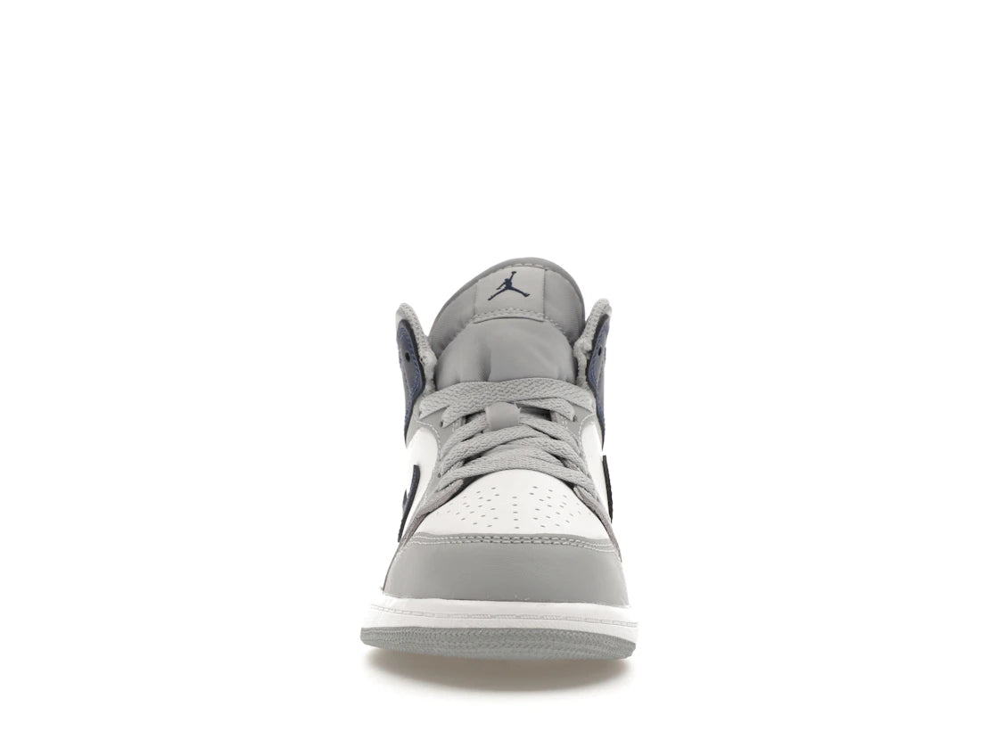 Jordan 1 Mid Wolf Gray Midnight Navy (PS)