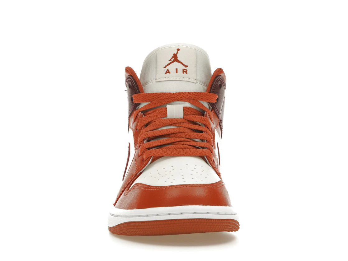 Jordan 1 Mid Dusty Peach Night Maroon (Damen)