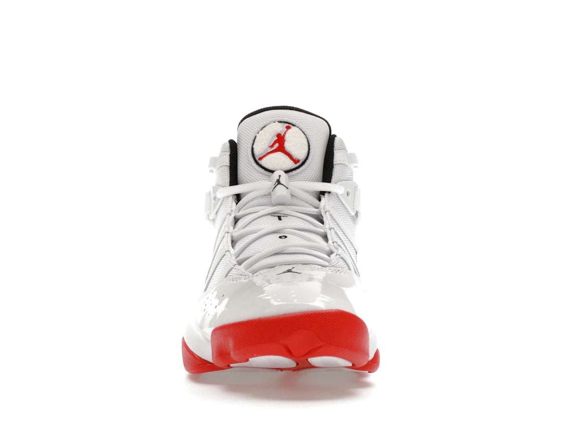 Jordan 6 Rings White University Red Black