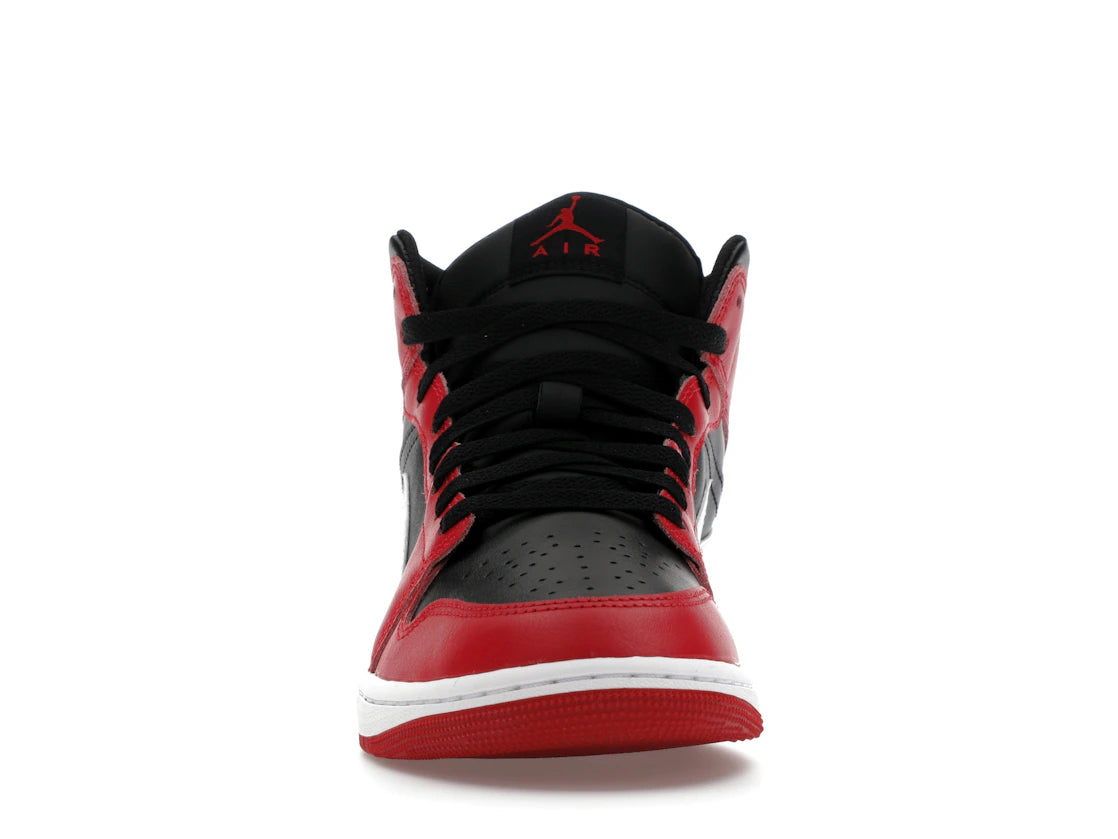 Jordan 1 Mid Gym Rot Schwarz Weiß (2024)