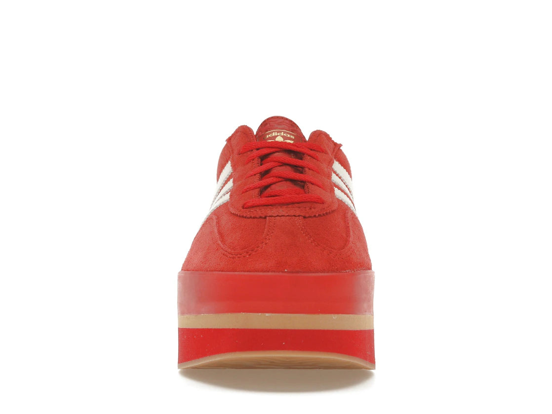 adidas Gazelle Stack Rot Creme Weiß (Damen)