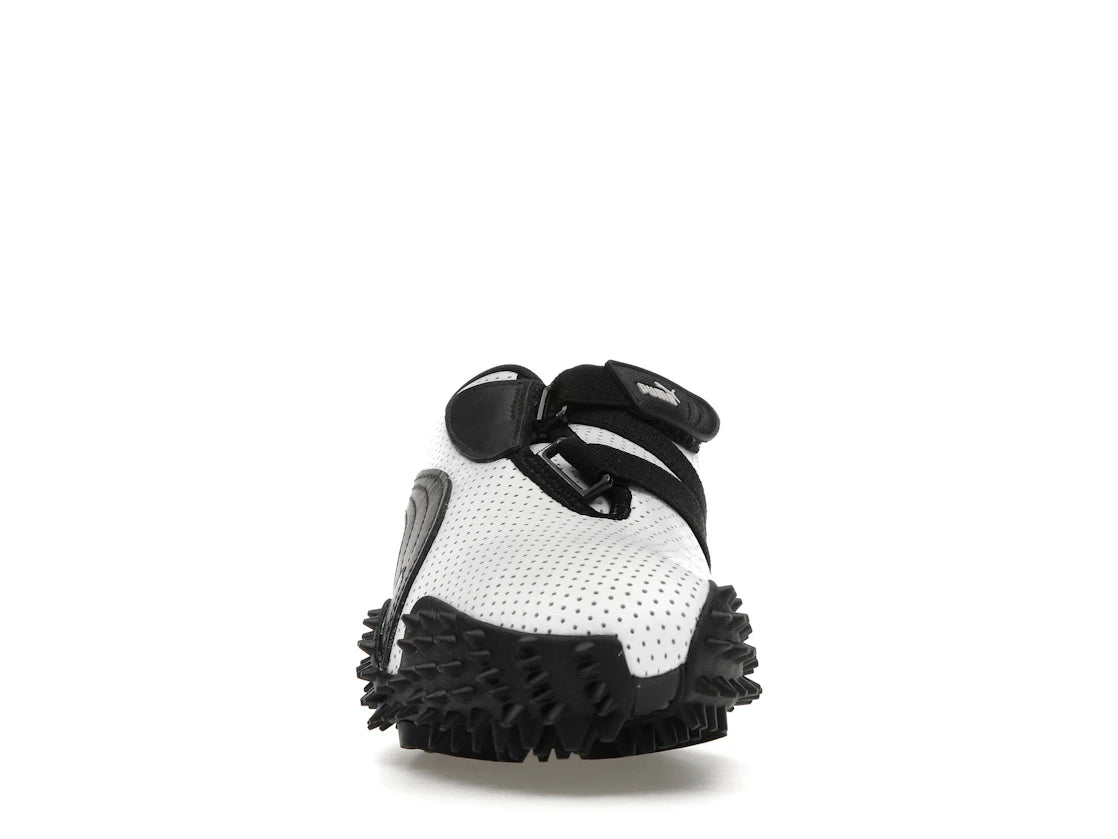 Puma Mostro Perforiertes Leder Weiß Schwarz