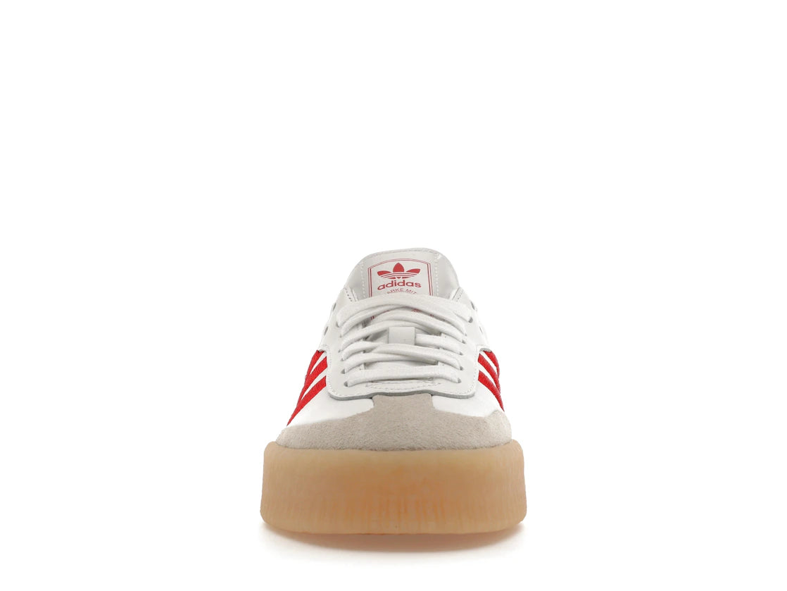 adidas Sambae White Better Scarlet Gum (Women's)