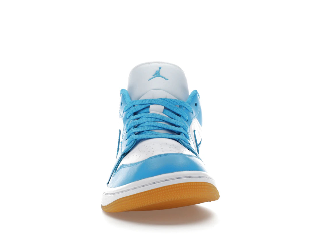 Jordan 1 Low White Gum Light Brown Dark Powder Blue (Damen)