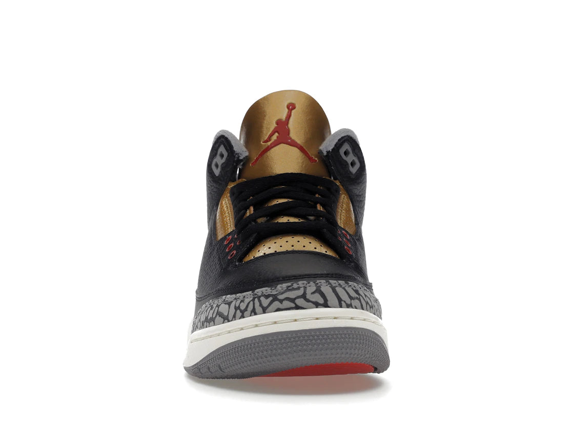 Jordan 3 Retro Black Cement Gold (Damen)