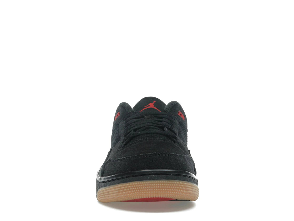 Jordan Flight Court Schwarz Rot