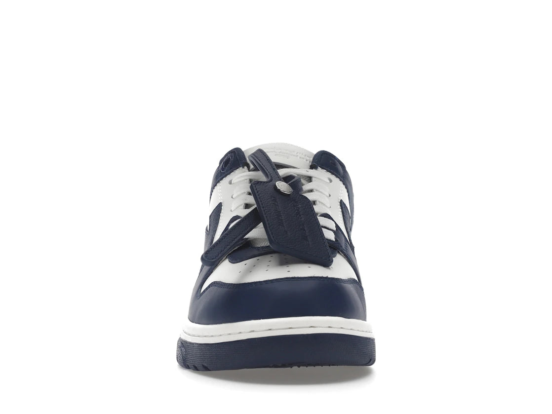 OFF-WHITE Out Of Office "OOO" Low Tops Dark Blue White