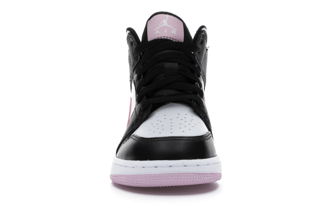 Jordan 1 Mid White Black Light Arctic Pink (GS)