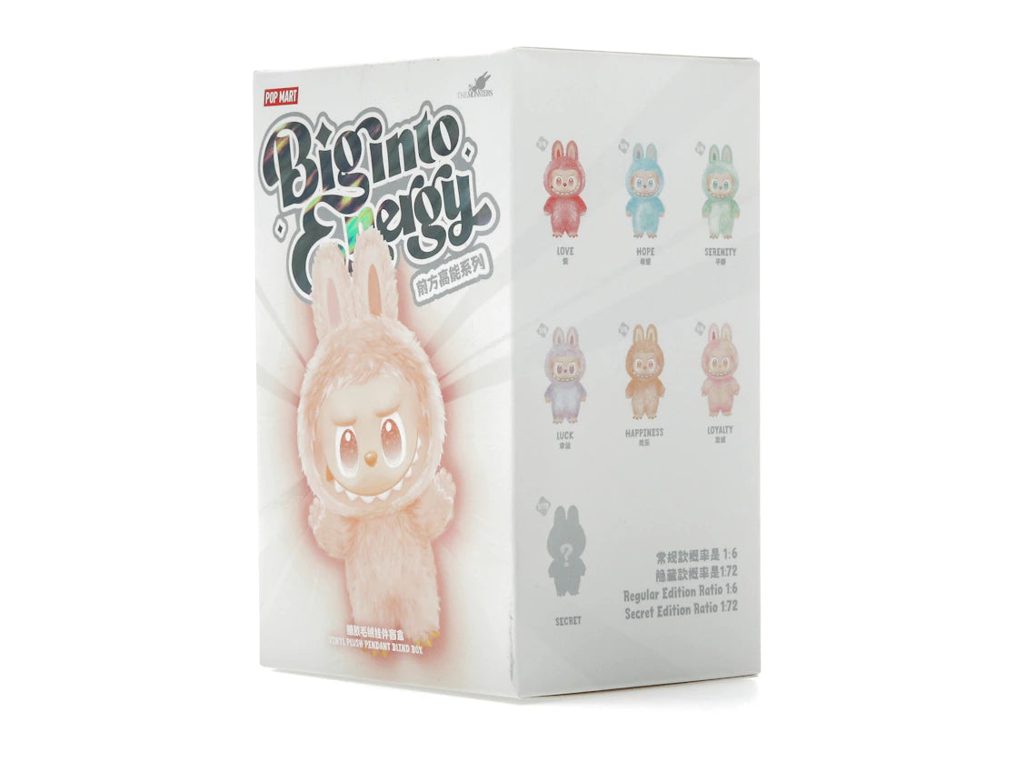 Pop Mart Labubu The Monsters Big into Energy Serie Vinyl Plüschanhänger Einzel-Blindbox