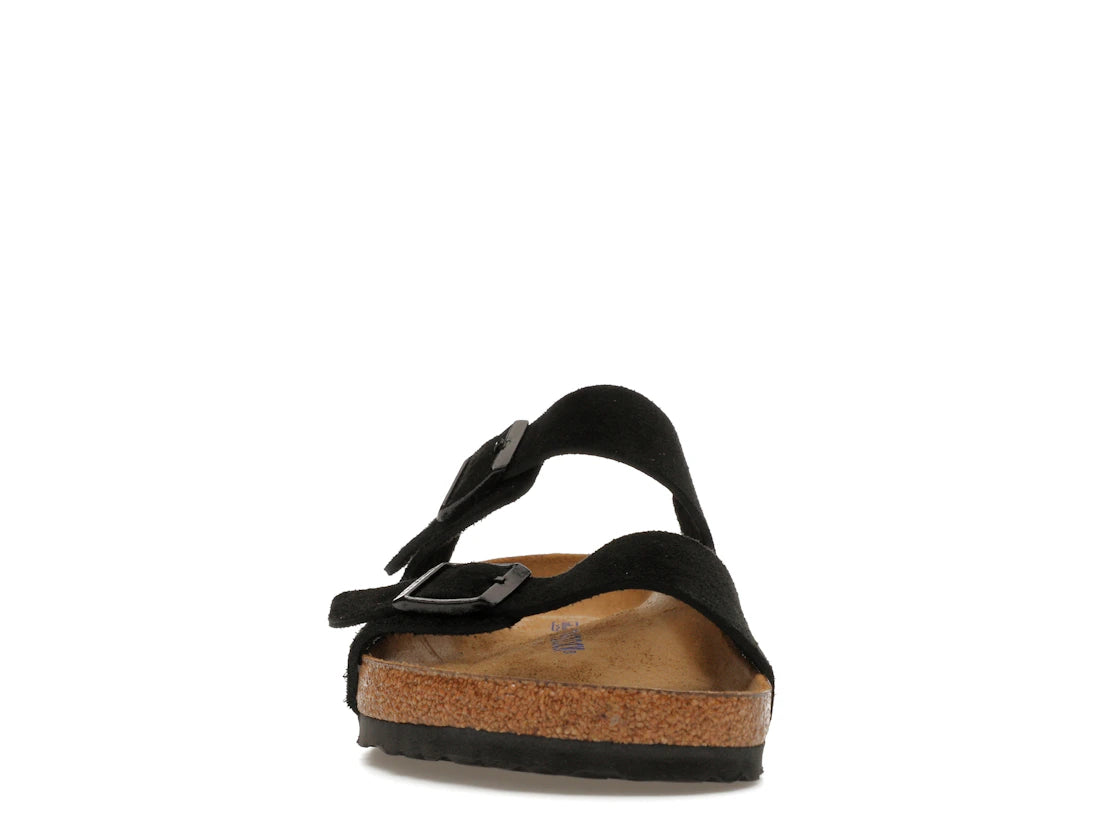 Birkenstock Arizona Soft Footbed Wildleder Schwarz