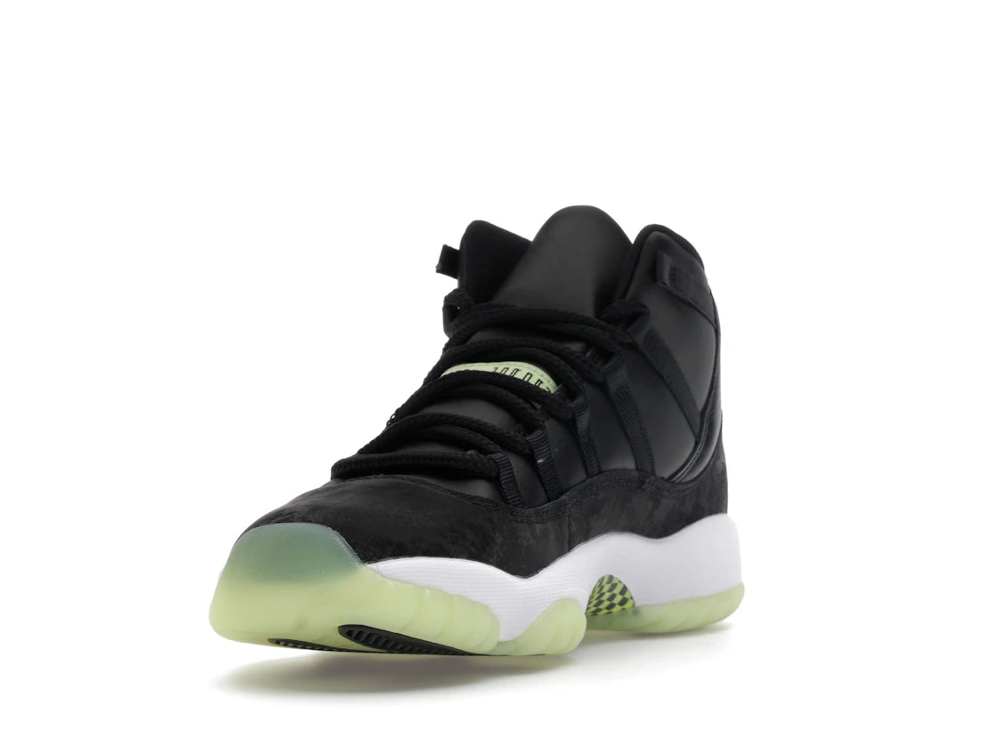 Jordan 11 Retro Black Barely Volt (GS)
