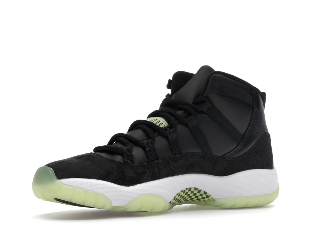 Jordan 11 Retro Black Barely Volt (GS)