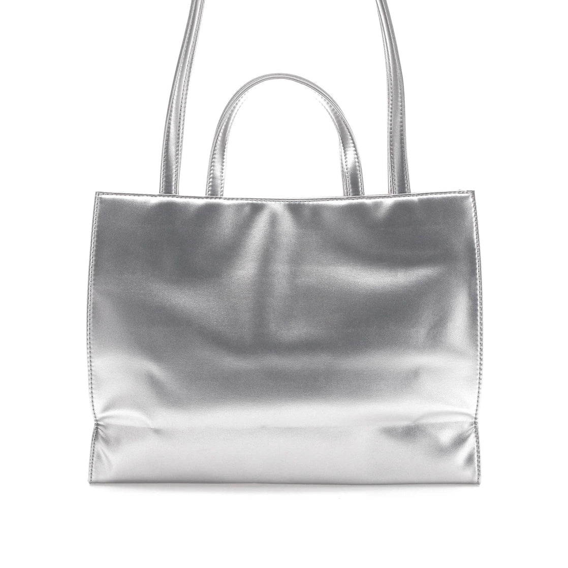 Telfar Shopping Bag Medium Silver