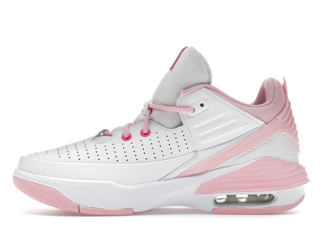 Jordan Max Aura 5 Weiß Fierce Pink Medium Soft Pink (GS)