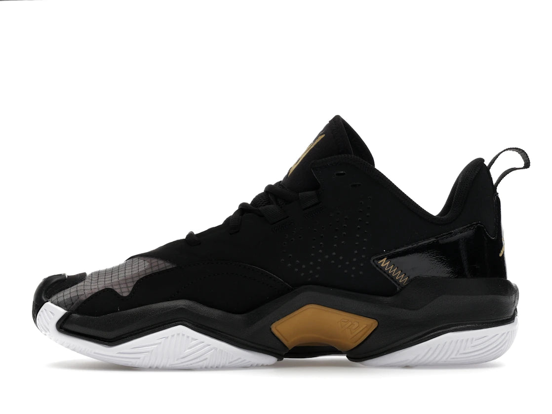 Jordan One Take 4 Schwarz Weiß Metallic Gold