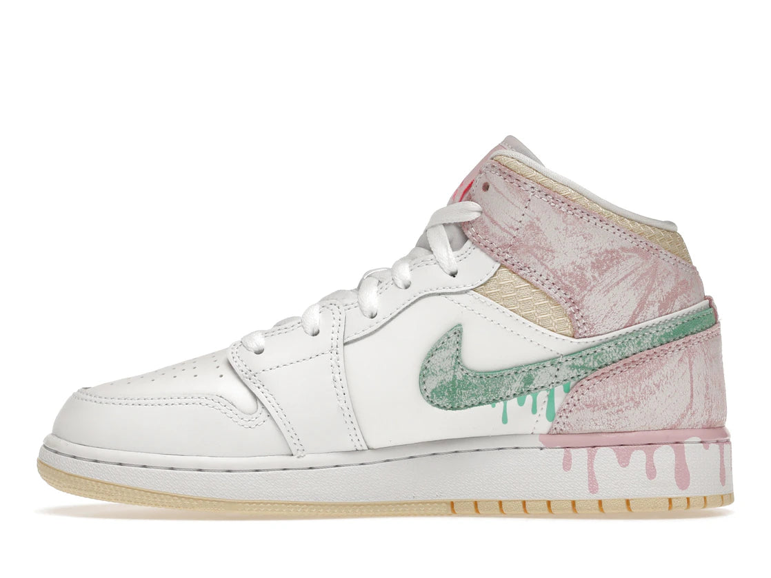 Jordan 1 Mid Paint Drip (GS)