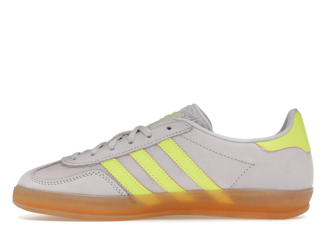 adidas Gazelle Indoor Silver Dawn Solar Yellow (Damen)