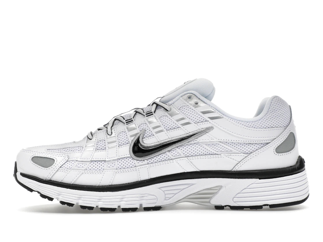 Nike P-6000 Weiß Metallic Silber Schwarz