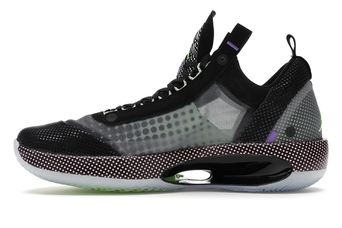 Jordan XXXIV Low Schwarz Vapor Green Bleached Coral