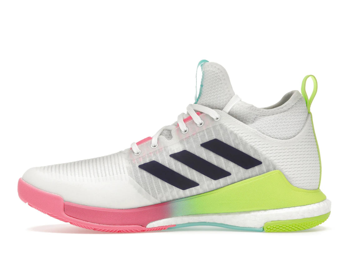 adidas Crazyflight Mid Weiß Lila Türkis (Damen)