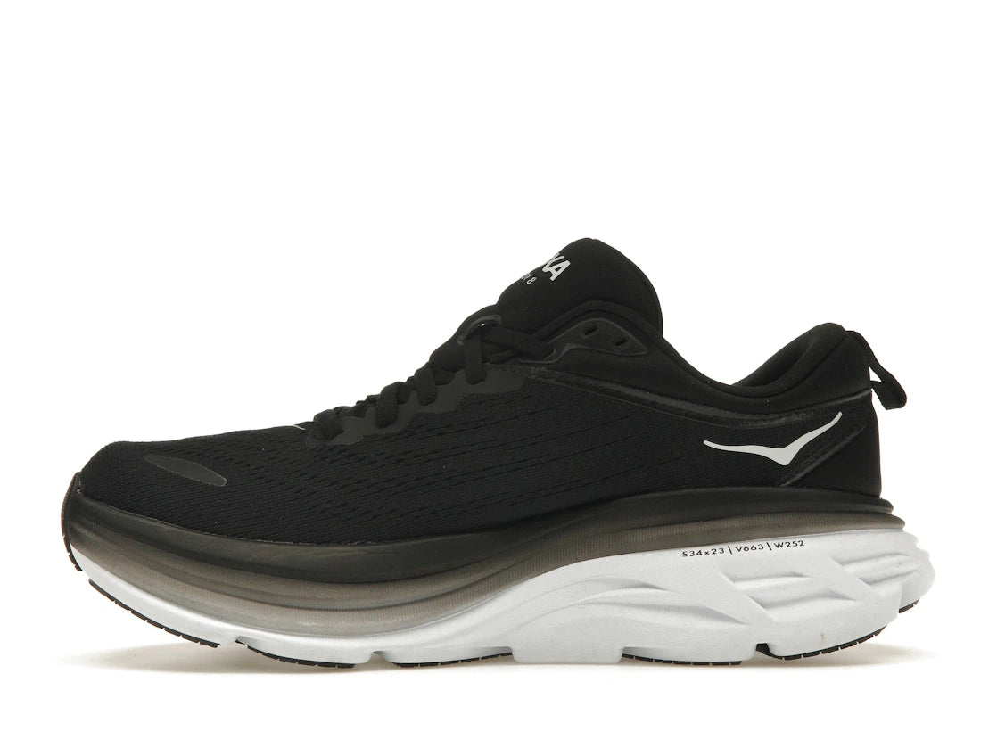 Hoka One One Bondi 8 Schwarz Weiß (Damen)