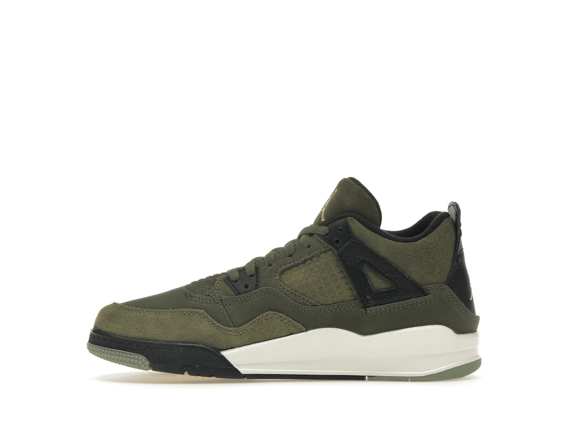 Jordan 4 Retro SE Craft Medium Olive (PS)