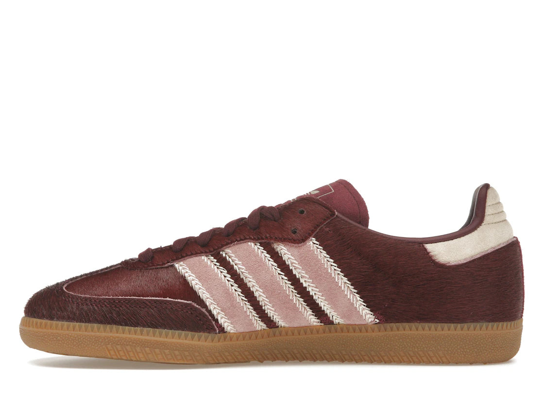 adidas Samba OG Maroon Sand Strata Pony (Damen)